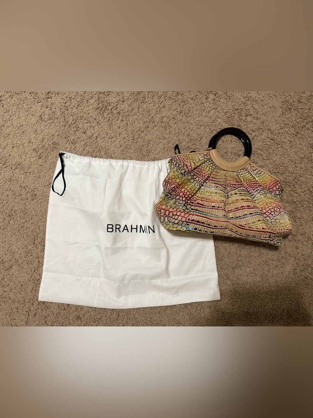 Brahmin Renata tote in the Celebrate Germaine Colorway
